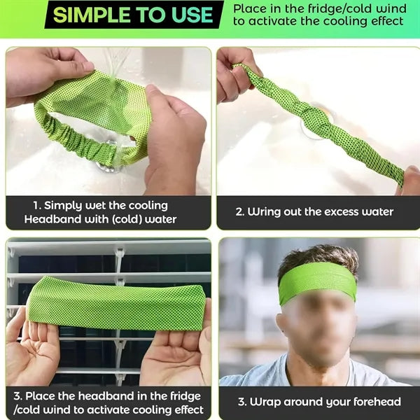 Cooling Sweat Wicking Sports Headband