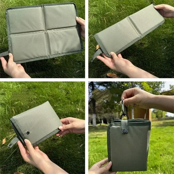 Outdoor Folding Seat Cushion, Waterproof Thickened Oxford