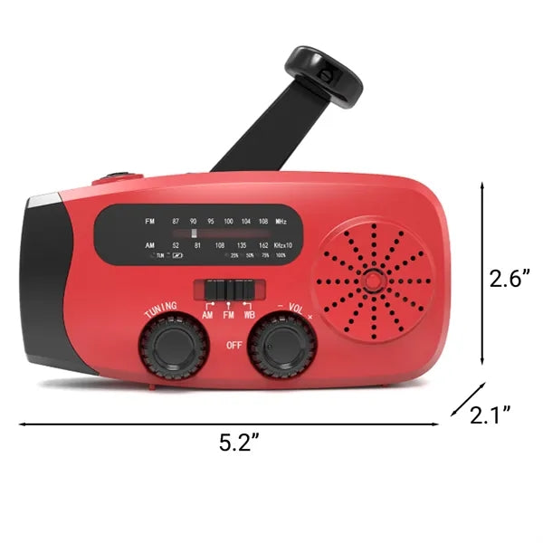 Solar Hand Crank Emergency Radio
