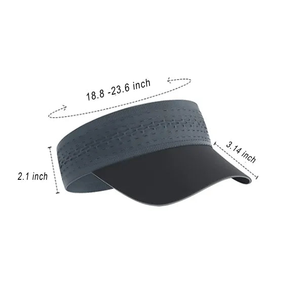 Sports Sun Visor Hat W/ Breathable Headband