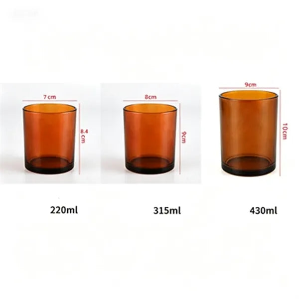 10.6oz Colored Glass Cup for Water, Juice, and Iced Drink