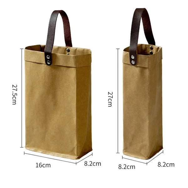 2 Wine Bottles Kraft Paper Bag