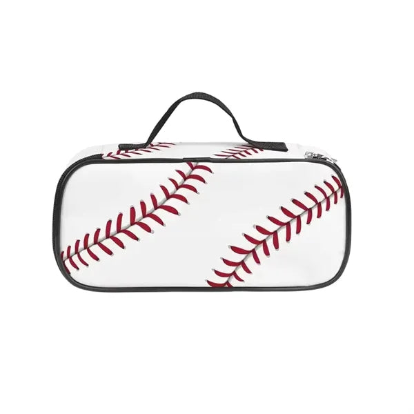Football Multifunction Pen Container with Zipper