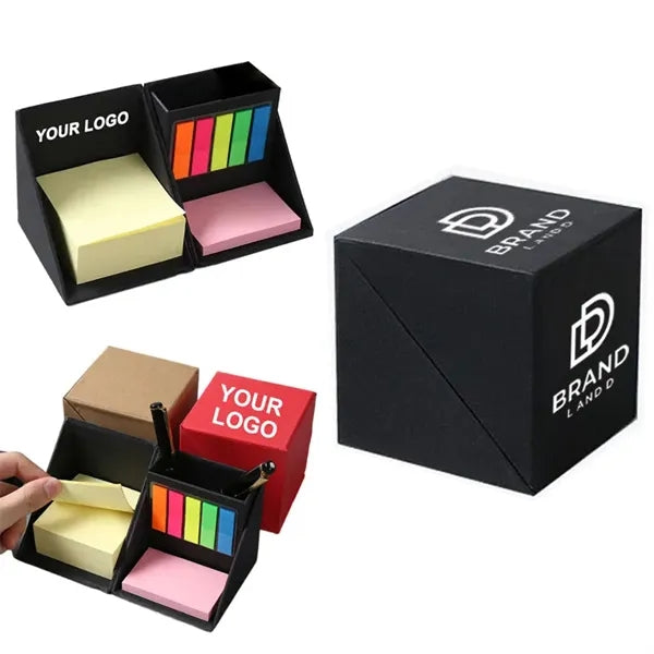 Cube Desktop Organizer with Sticky Notes