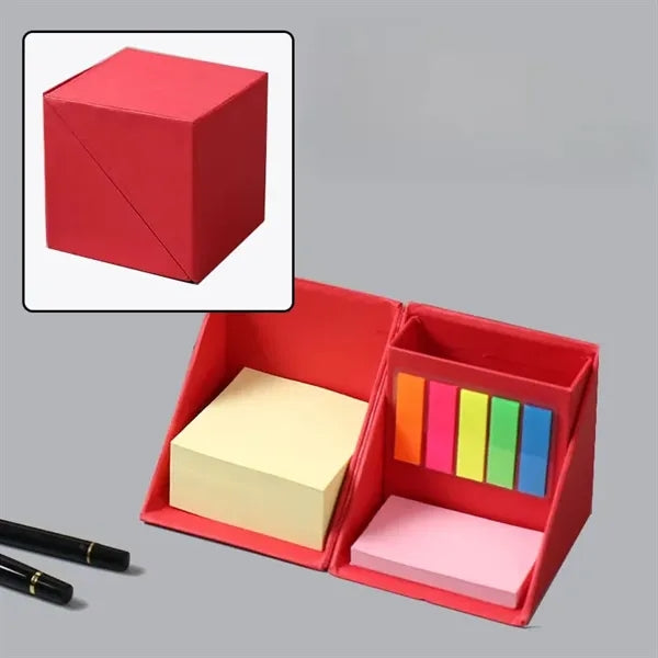 Cube Desktop Organizer with Sticky Notes