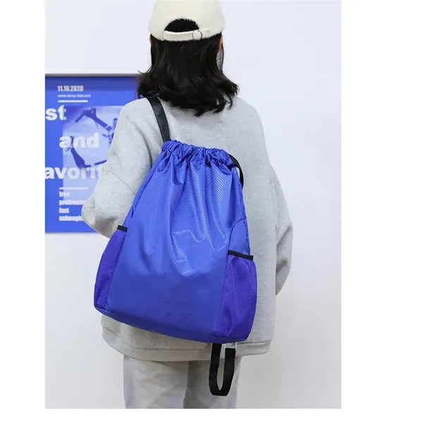 Oxford Cloth Drawstring Backpack