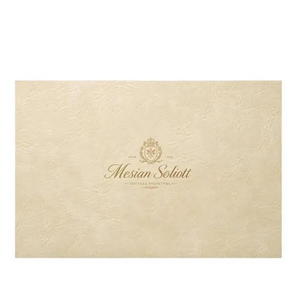 PVC Faux Leather Placemat with Glazed Edge