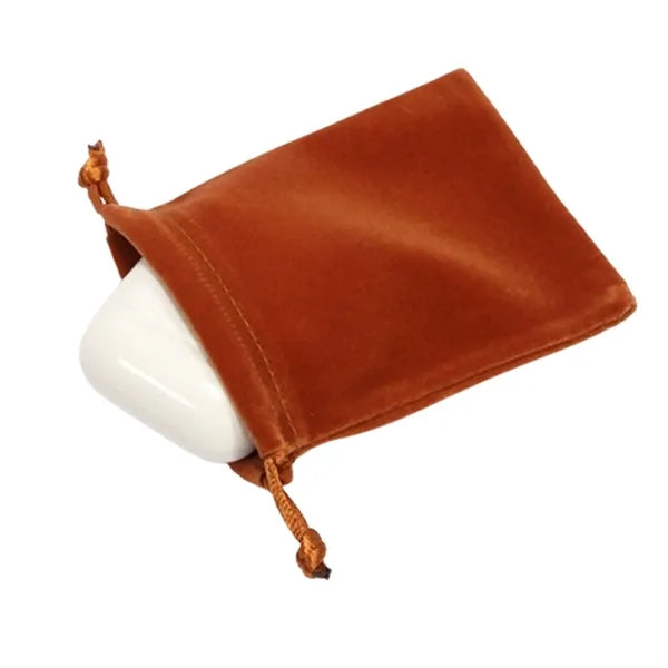 Faux Suede Pouch