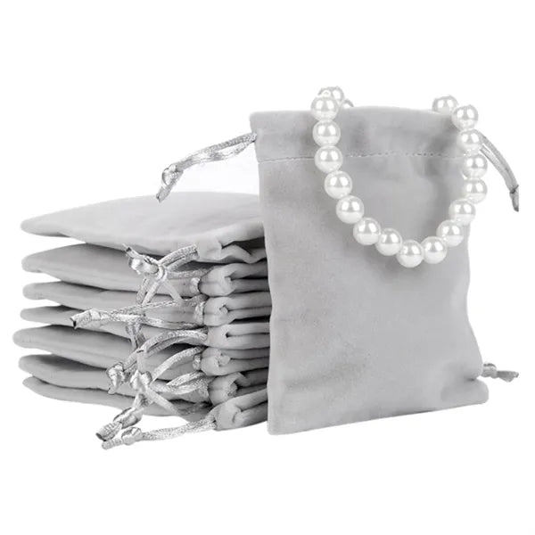 Faux Suede Pouch