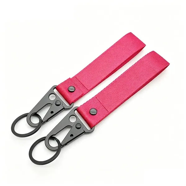 Double-Sided Embroidered Keychain