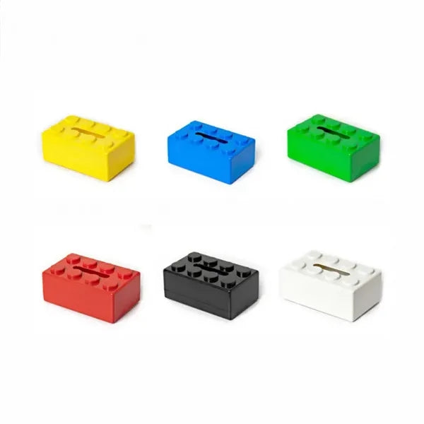 Multi-functional tabletop building block tissue box