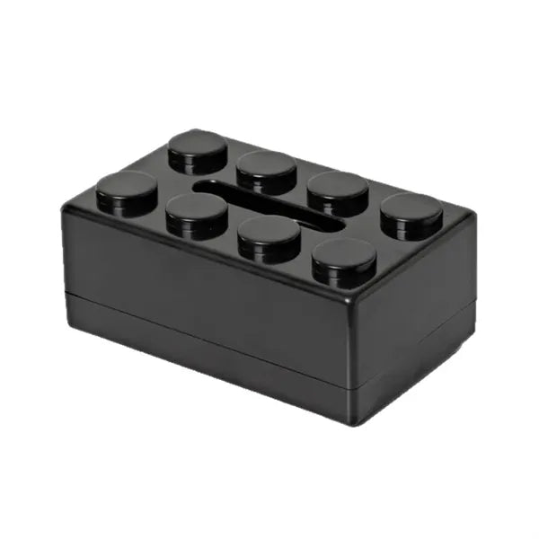 Multi-functional tabletop building block tissue box