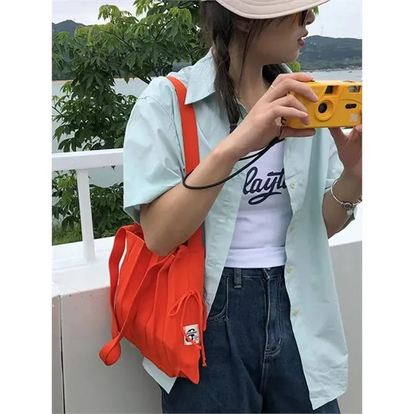 Foldable Knit Shopping Bag