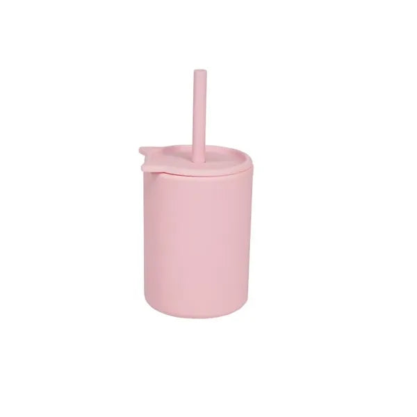 Silicone Kids Cup Cat Straw Toddler Leakproof Drop Proof