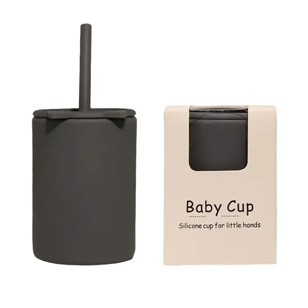 Silicone Kids Cup Cat Straw Toddler Leakproof Drop Proof