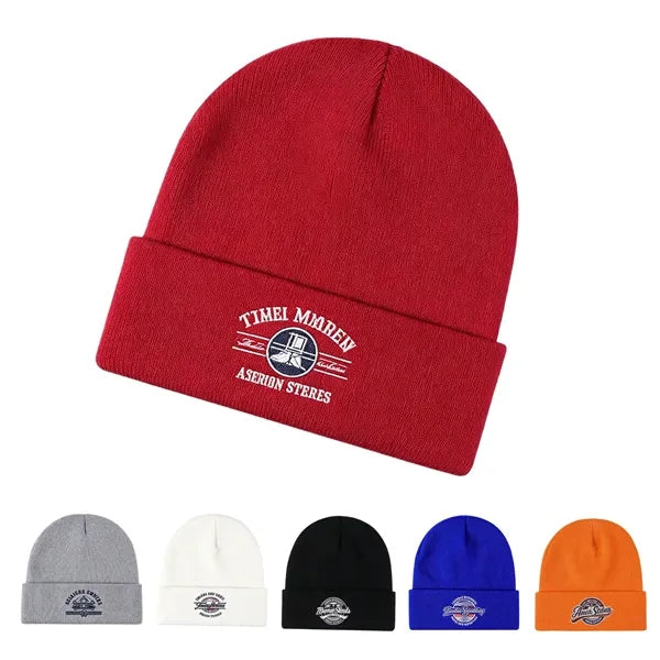Logo Acrylic Knit Beanie