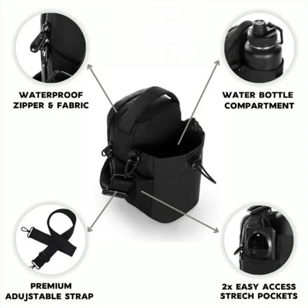 Magnetic Fitness Water Bottle Bag