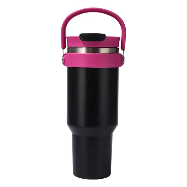 Vacuum Insulated Mug with Straw - 40 oz