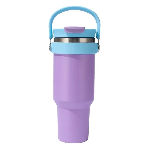 Vacuum Insulated Mug with Straw - 40 oz