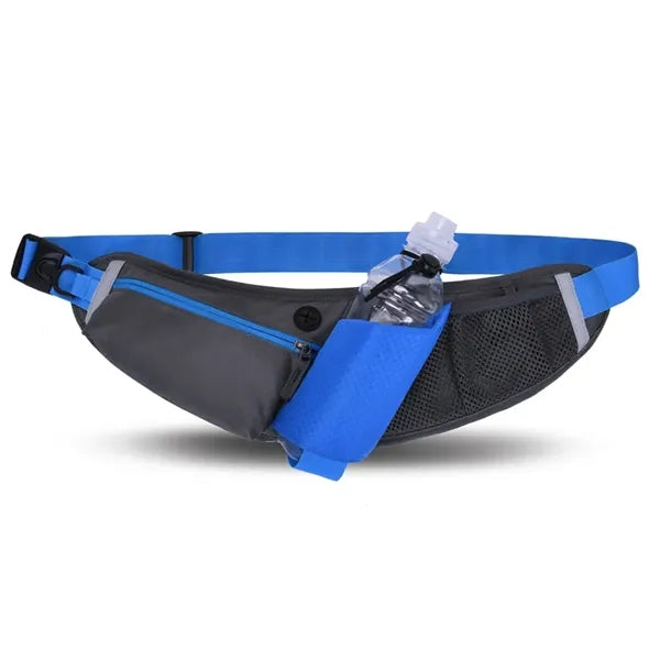 Waterproof Hiking Waist Pack with Water Bottle Holder