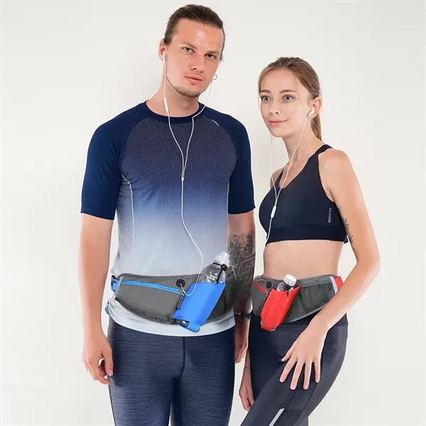 Waterproof Hiking Waist Pack with Water Bottle Holder