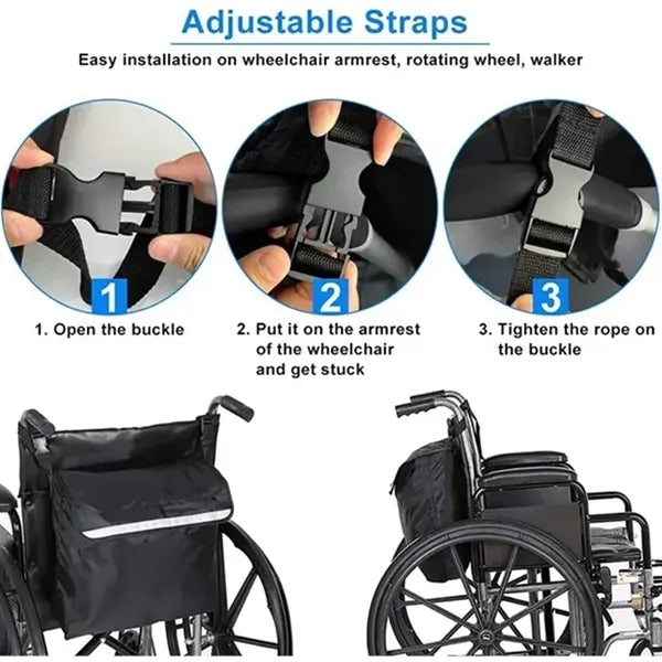 Back Storage Bag For Wheelchair