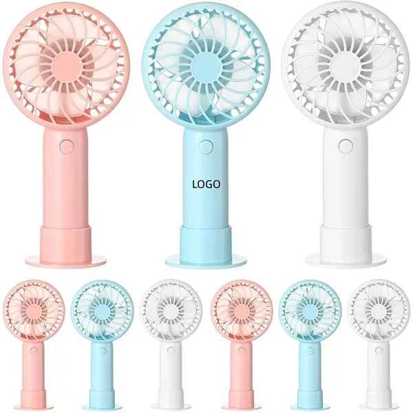 Small Portable Rechargeable Fan with Base
