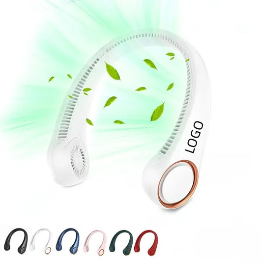 Portable Personal Neck Cooling Rechargeable Bladeless Fan