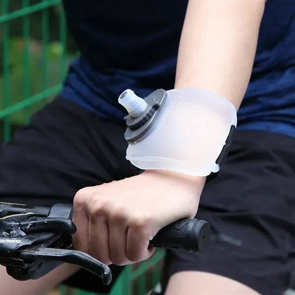 Foldable Hands-Free Wrist Silicone Water Bottle