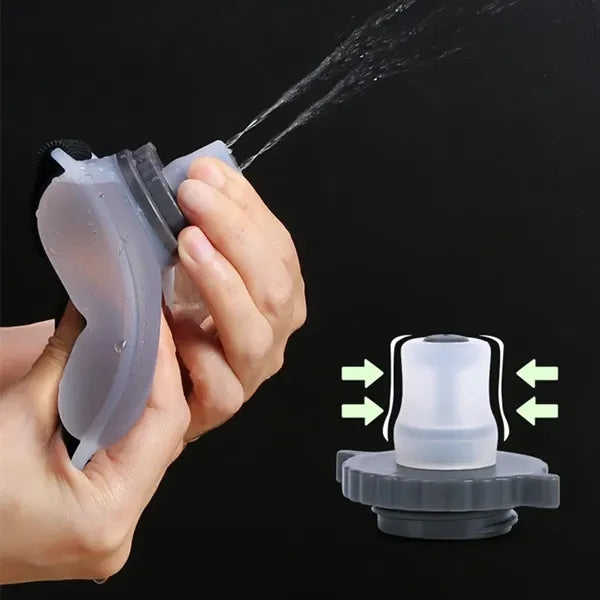 Foldable Hands-Free Wrist Silicone Water Bottle