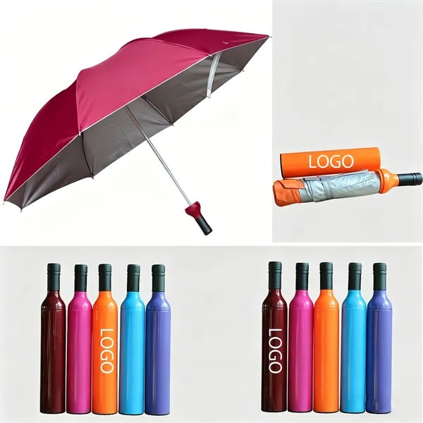 Fashionable Wine Bottle Umbrella