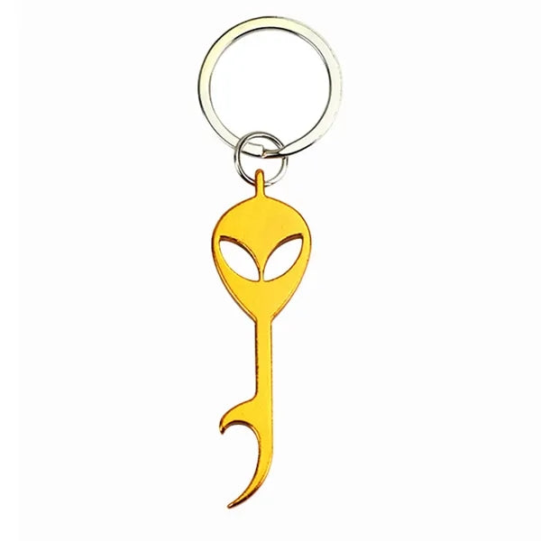 Alien Bottle Opener Keychain