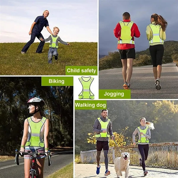 LED Reflective Safety Vest