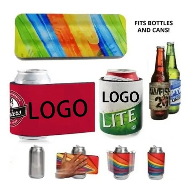 Slap Wrap Neoprene Beverage Can Cooler