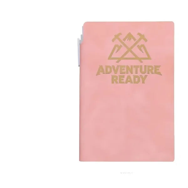 Business Portable A7 Notebook with Pen Holder Custom Logo So