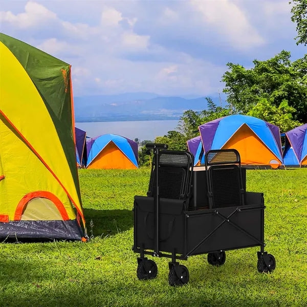 Outdoor beach camping collapsible heavy duty utility wagon