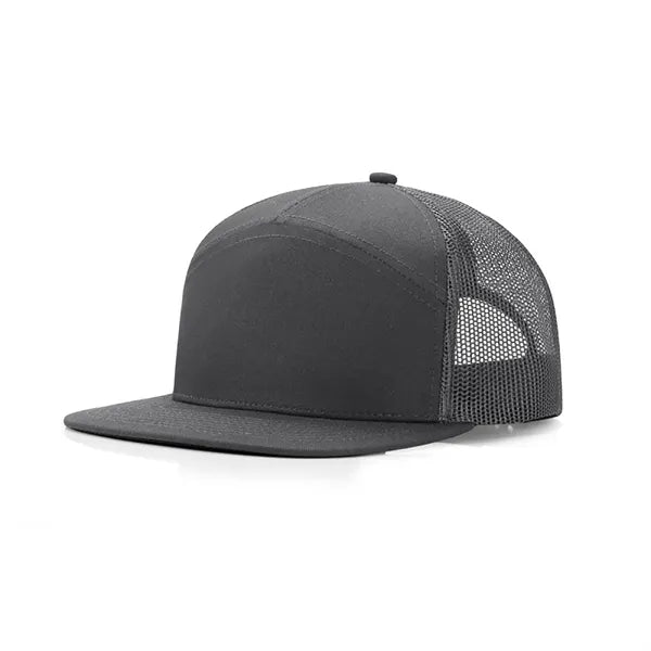 Flat Brim Mesh Back Baseball Cap
