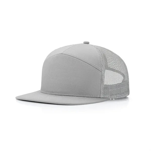 Flat Brim Mesh Back Baseball Cap