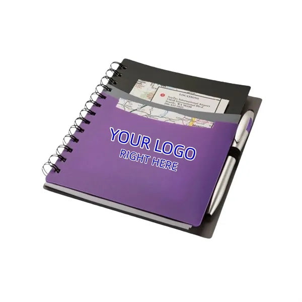 5X7" Three-Pocket Custom Notebooks Conference Ready