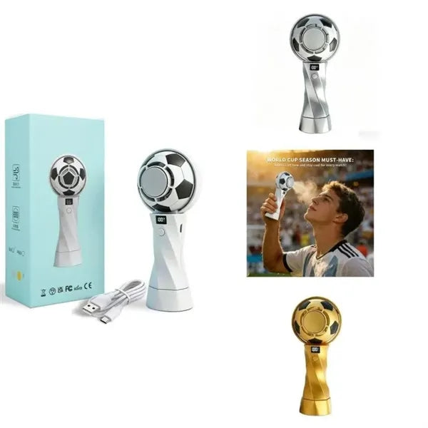 Portable Handheld Cooling Soccer Fan