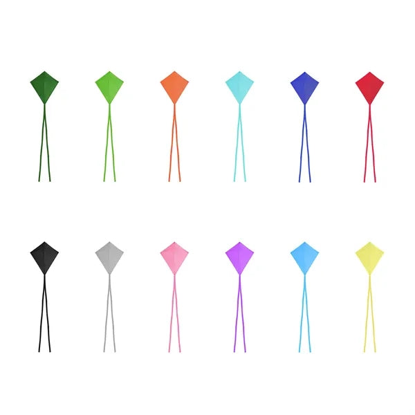 Diamond Shape Fly Kite W/ Launcher