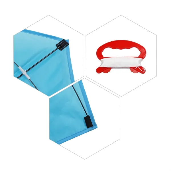 Diamond Shape Fly Kite W/ Launcher