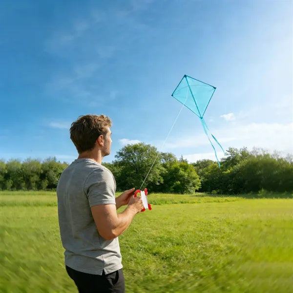 Diamond Shape Fly Kite W/ Launcher