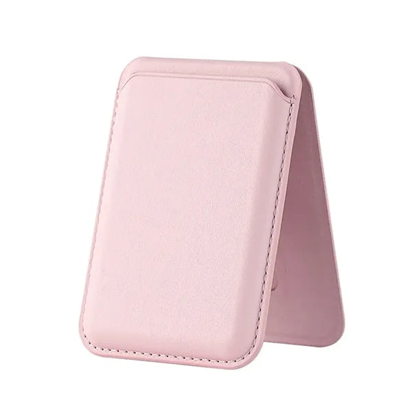 Magnetic PU Leather Phone Card Holder with Stand Function