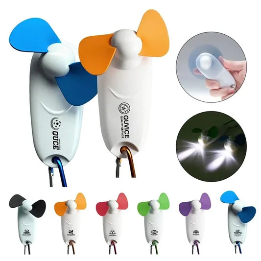 Fan w/ LED Flashlight