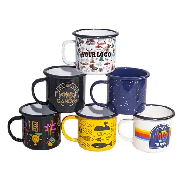 12oz Enamel Mugs