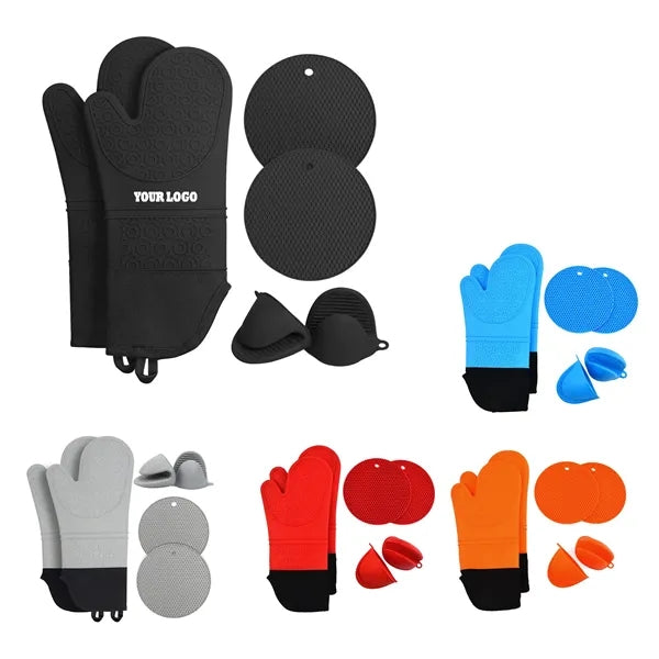 Extra Long Silicone Oven Gloves