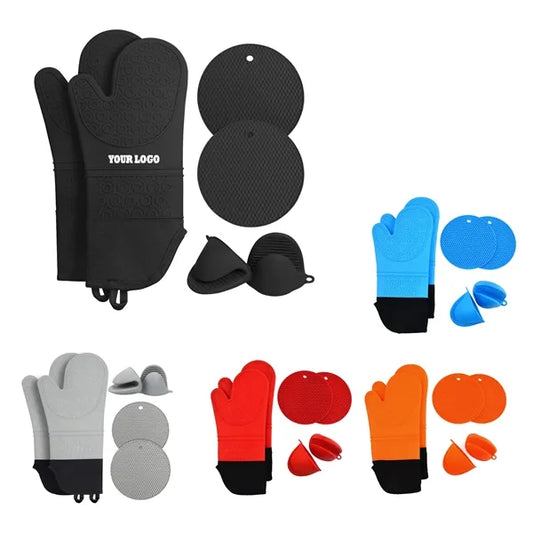 Extra Long Silicone Oven Gloves