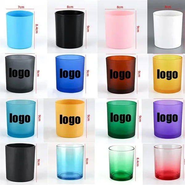 10.6oz Colored Glass Cup for Water, Juice, and Iced Drink
