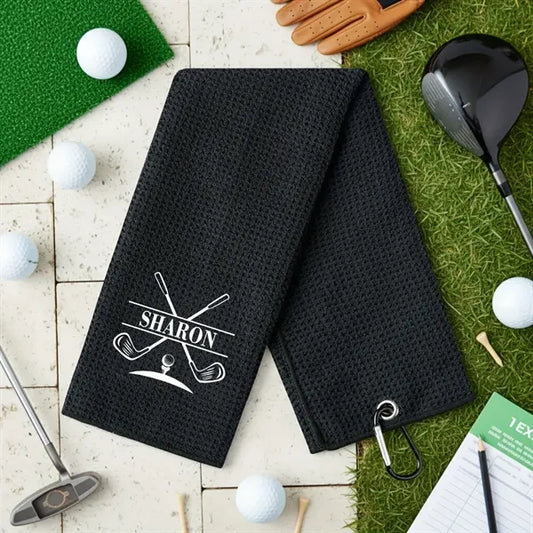 Golf Towel Custom Name Gift For Men